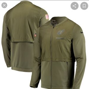 Nike Arizona Cardinals Army Green Jacket